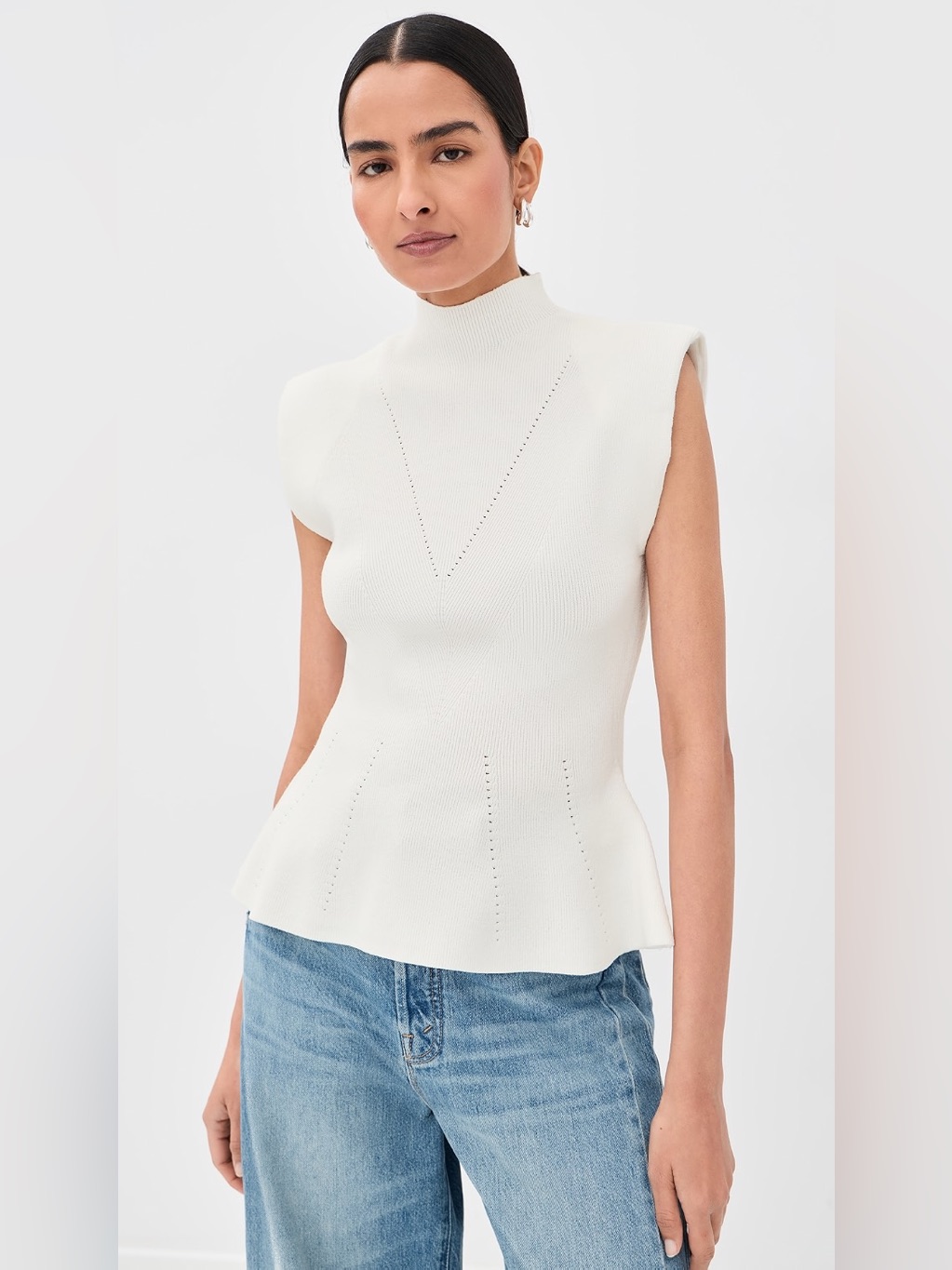 Veronica Beard Seraphine Knit Blouse